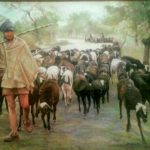 sheepman-a-village-lifart-painting