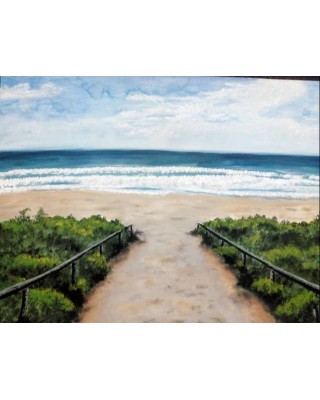 Pathway to the Sea Painting