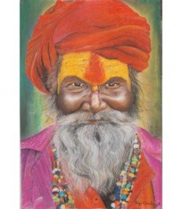 Monk (sadhu) By Gagan Choudhury