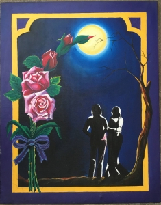 Painting of love couple