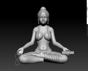 Meditating Devi